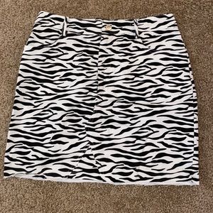 Princess Polly zebra print mini skirt